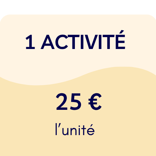 Réservation d'une activité